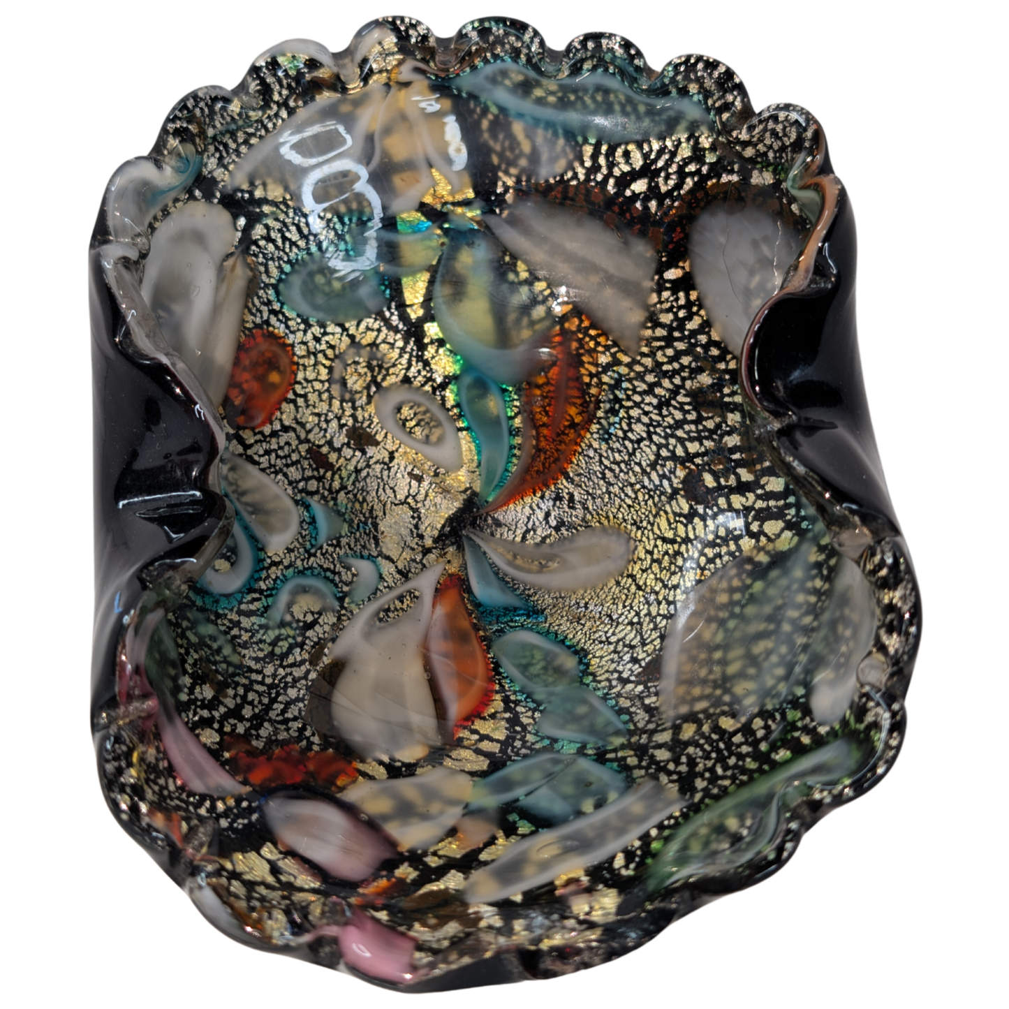 Murano Tutti Frutti + Aventurine Catchall #C0004