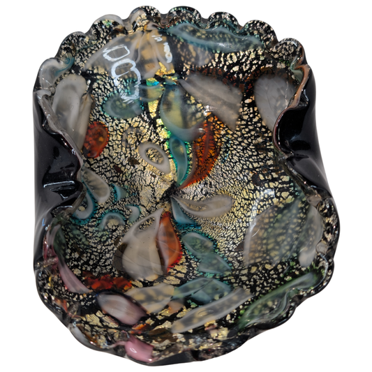 Murano Tutti Frutti + Aventurine Catchall #C0004