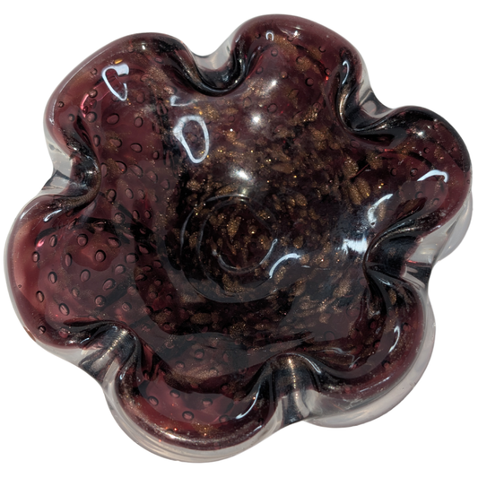 Murano Bullicante + Aventurine Catchall #C0002
