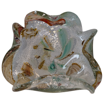 Faux-Murano Tutti Frutti + Aventurine Catchall #C0005