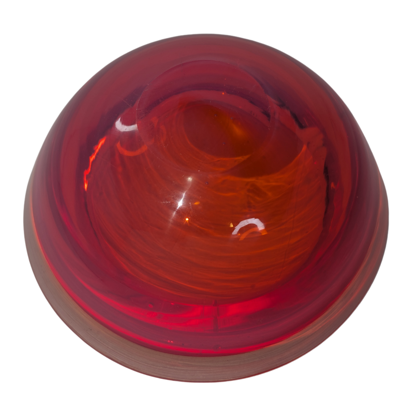 Faux-Murano Sommerso Geode Catchall #C0008