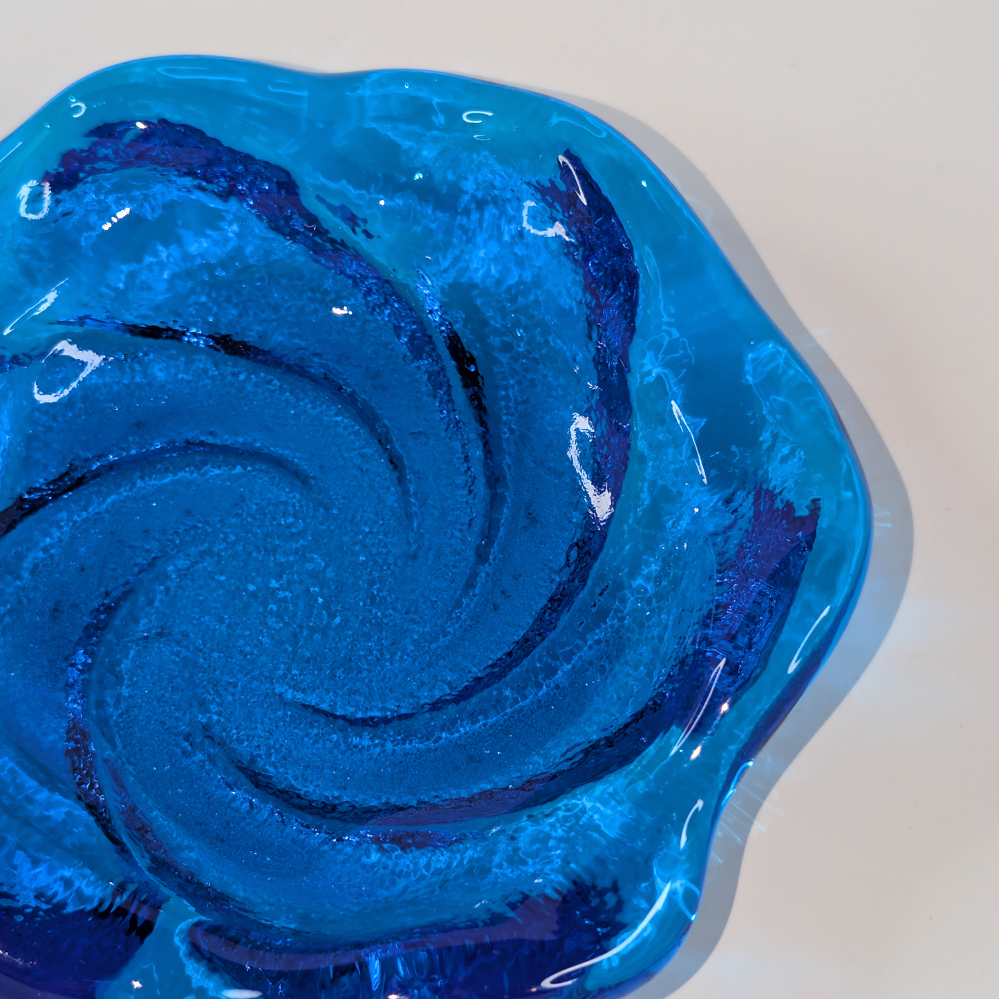 Fenton Colonial Blue Catchall #C0011