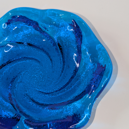 Fenton Colonial Blue Catchall #C0011