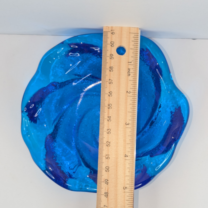 Fenton Colonial Blue Catchall #C0011