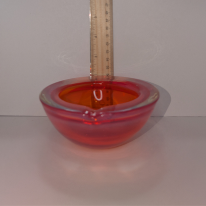 Faux-Murano Sommerso Geode Catchall #C0008