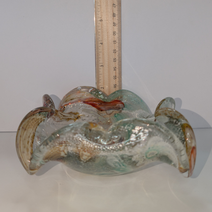 Faux-Murano Tutti Frutti + Aventurine Catchall #C0005